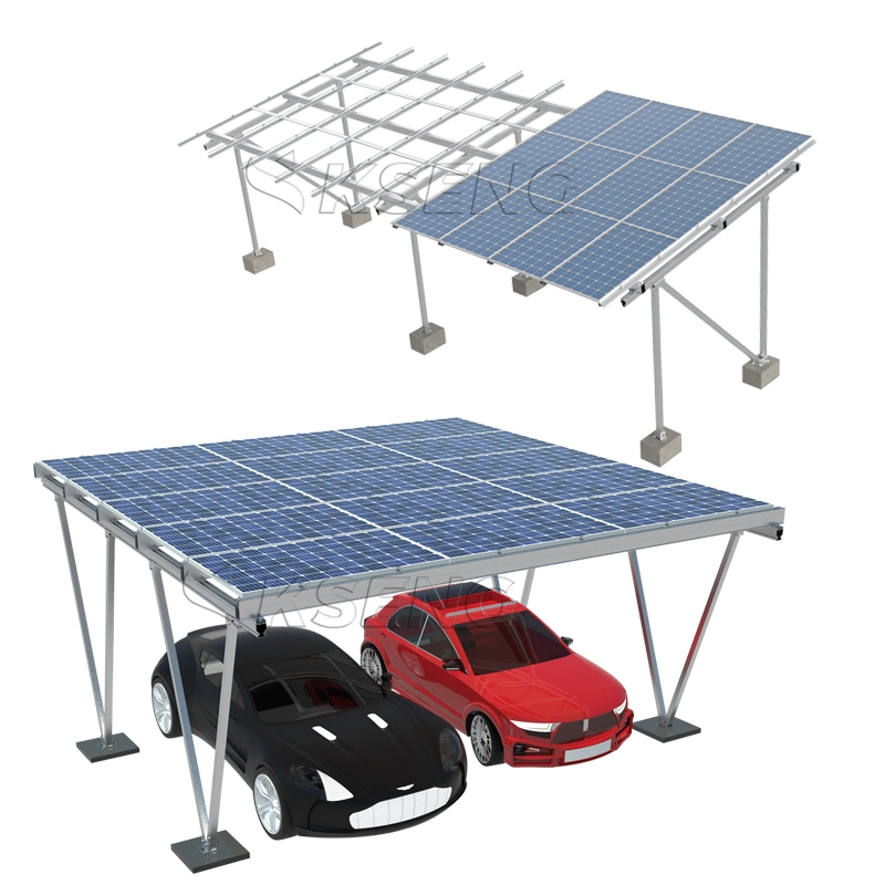 10kw Light Weight Aluminum Solar Carport Systems Solar Carports for Car Parking
