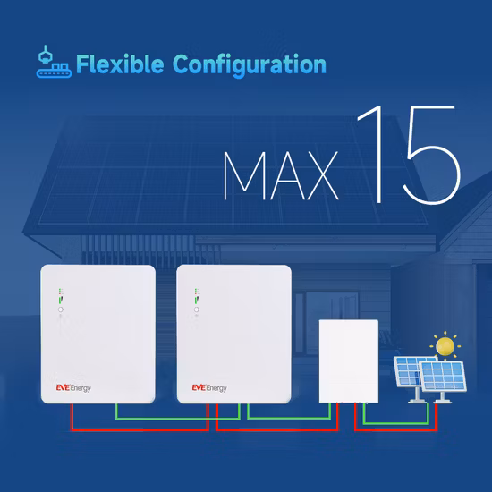 Sistema de almacenamiento de energía solar con batería 100ah LiFePO4