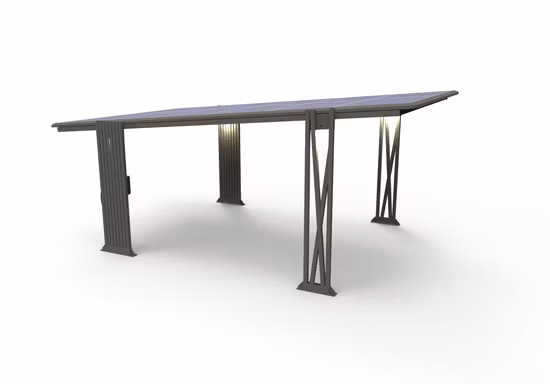 Fabricación en fábrica Calidad garantizada Precio adecuado Panel solar fotovoltaico Carport